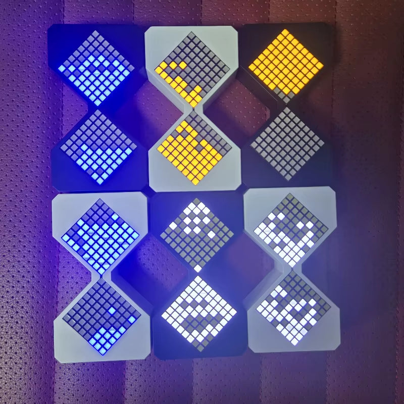 New Digital Hourglass Timers LED Electronic Hourglass Night Light Cyber Style Home Decoration Birthday Christmas Gift