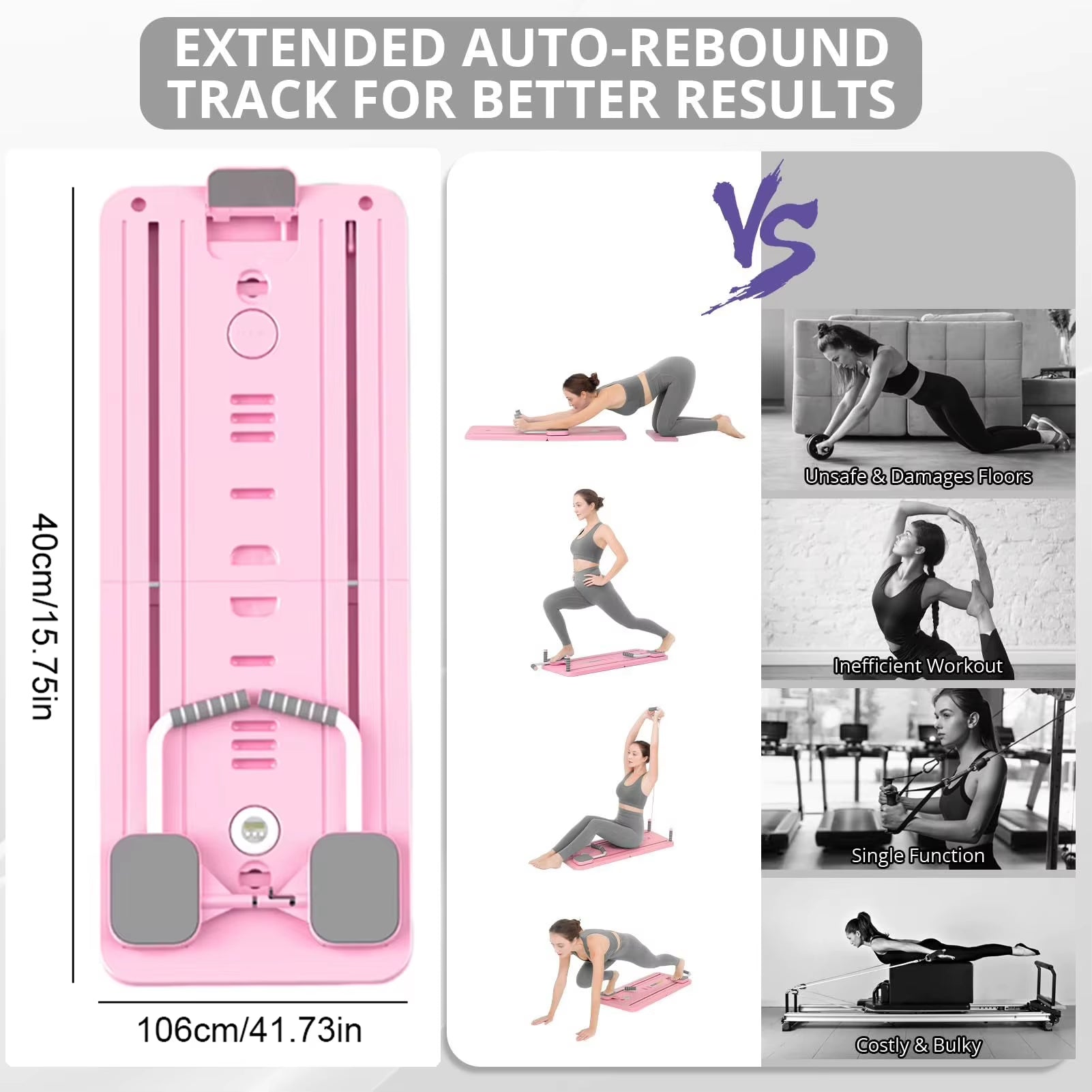 7 In1 Multifunctional Abdominal Exercise Board Push Ups Stands Resistance Bands Hand Grips Muscle Exercise Fitness Equipment
